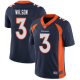 Men's Denver Broncos #3 Russell Wilson Navy Vapor Untouchable Limited Stitched Jersey