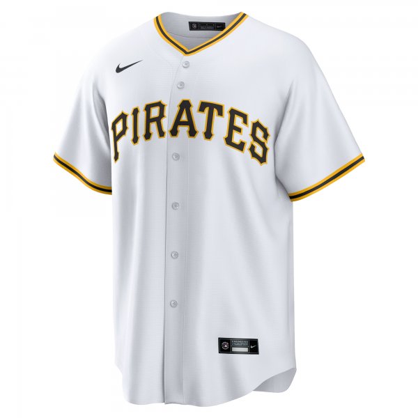 Men's Pittsburgh Pirates Nike White Home Blank Replica Jersey