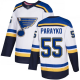 St. Louis Blues #55 Colton Parayko White Road Stitched NHL Jersey