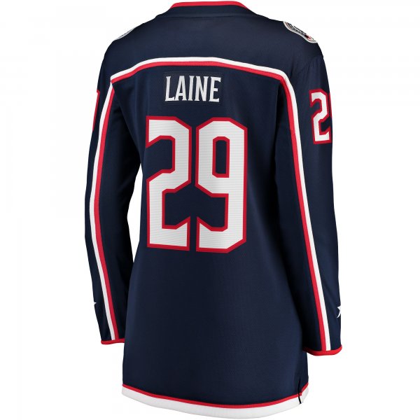 Women's Columbus Blue Jackets Patrik Laine Fanatics Navy Home Breakaway Jersey