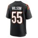 Men's Cincinnati Bengals Logan Wilson Nike Black Game Jersey