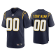 2020 Los Angeles Chargers Men's Custom Navy Game Jersey