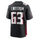 Men's Atlanta Falcons Chris Lindstrom Nike  Black Team Game Jersey