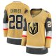 Women's Vegas Golden Knights William Carrier Fanatics Gold Home Breakaway Player Jersey