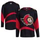 Men's Ottawa Senators adidas Black Reverse Retro 2.0 Blank Jersey