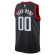 Unisex Houston Rockets Jordan Brand Black 2022/23 Swingman Custom Jersey - Statement Edition