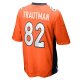 Men's Denver Broncos Adam Trautman Nike Orange Team Game Jersey