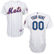 New York Mets White Men's Customized Cool Base MLB Jersey