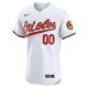 Men's Baltimore Orioles Nike White Home Elite Custom Jersey