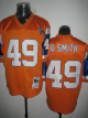 Mitchel And Ness Denver Broncos #49 Dennis Smith Orange Stitched Throwback NFL Jersey