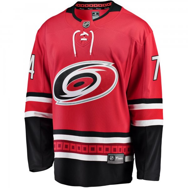 Men's Carolina Hurricanes Jaccob Slavin Fanatics Red Alternate Breakaway Player Jersey