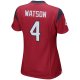 Women's Houston Texans Deshaun Watson Nike Red Team Color Game Jersey