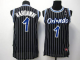 Men's Orlando Magic #1 Penny Hardaway Black Throwback Stitched NBA Jersey