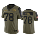 Tampa Bay Buccaneers Tristan Wirfs Olive 2021 Salute To Service Men's Limited NFL Jersey