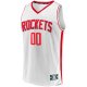 Youth Houston Rockets  Fanatics White Fast Break Replica Custom Jersey - Association Edition