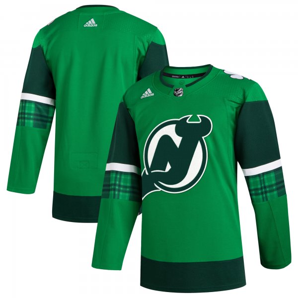 Men's New Jersey Devils  adidas Kelly Green 2023 St. Patrick's Day Primegreen Jersey