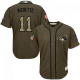 Men's Majestic Toronto Blue Jays #11 Bo Bichette Green Salute to Service MLB Jersey