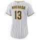 Women's San Diego Padres Manny Machado Nike White/Brown Home Replica Player Jersey