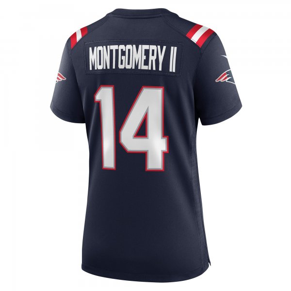 Women's New England Patriots Ty Montgomery Nike Navy Game Jersey