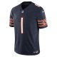 Men's Chicago Bears Justin Fields Nike Navy Vapor F.U.S.E. Limited Jersey