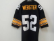 Men's Mitchell And Ness Pittsburgh Steelers #52 Mike Webster Black Stitched Throwback NFL Jersey