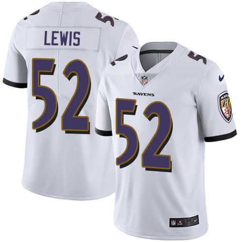 Nike Baltimore Ravens #52 Ray Lewis White Youth Stitched NFL Vapor Untouchable Limited Jersey