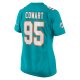 Women's Miami Dolphins Byron Cowart Nike  Aqua  Game Jersey