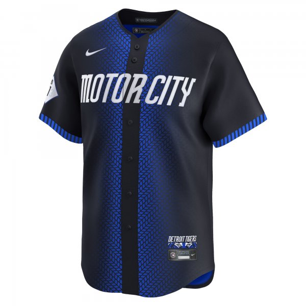 Men's Detroit Tigers Riley Greene Nike Navy 2024 City Connect Limited Jersey