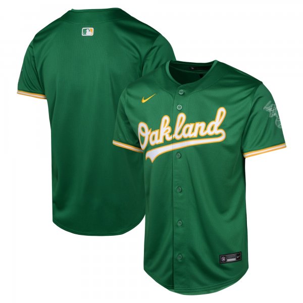 Youth Oakland Athletics Nike Green Alternate Limited Jersey