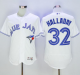 Men's Toronto Blue Jays #32 Roy Halladay White Flexbase Collection Stitched MLB Jersey