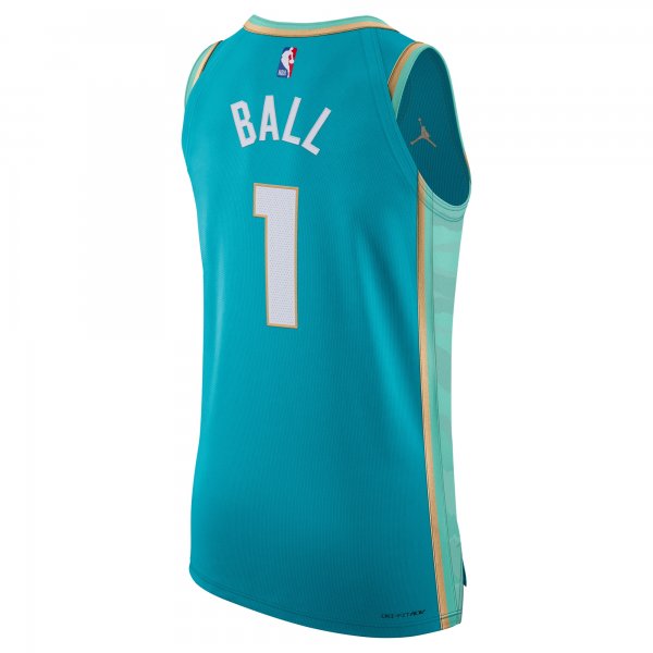 Men's Charlotte Hornets LaMelo Ball Jordan Brand Teal  Jersey - City Edition