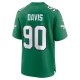 Men's Philadelphia Eagles Jordan Davis Nike Kelly Green Alternate Game Jersey