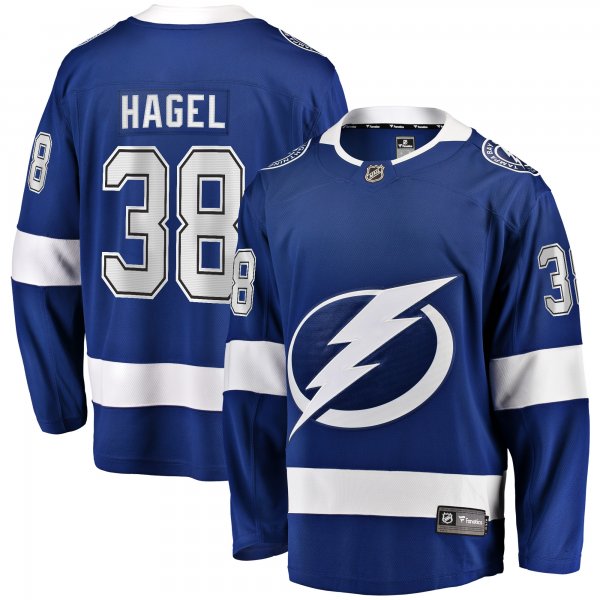 Men's Tampa Bay Lightning Brandon Hagel Fanatics Blue Home Breakaway Player Jersey