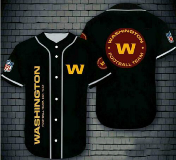 Washington Football Team NFL 3D Digital Printed Fashion Baseball Legend Jersey