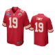 Men's Kansas City Chiefs #19 Kadarius Toney Red Super Bowl LVII Limited Jersey