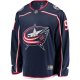 Men's Columbus Blue Jackets Kent Johnson Fanatics Navy Home Breakaway Jersey