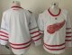 Detroit Red Wings Blank White Centennial Classic Stitched NHL Jersey