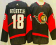 Men's Ottawa Senators #18 Tim Stutzle Black 2022 Reverse Retro NHL Jersey