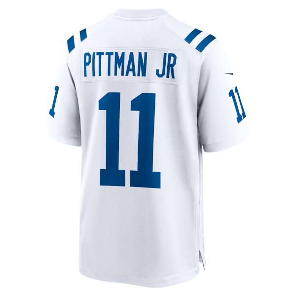 Men's Indianapolis Colts Michael Pittman Jr. Nike White Game Jersey