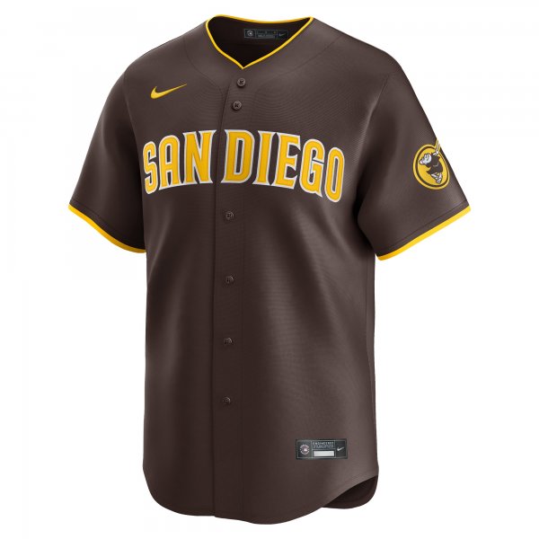 Men's San Diego Padres  Nike Brown Away Limited Jersey