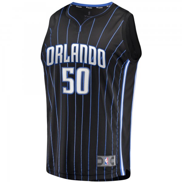 Men's Orlando Magic Cole Anthony Fanatics Black 2020 NBA Draft First Round Pick Fast Break Replica Jersey - Icon Edition