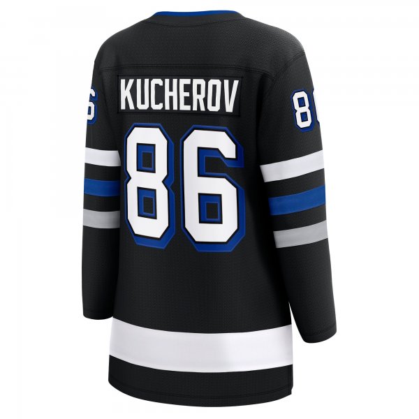 Women's Tampa Bay Lightning Nikita Kucherov Fanatics Black Alternate Premier Breakaway Player Jersey