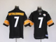 Men's Pittsburgh Steelers #7 Ben Roethlisberger Black Stitched NFL Jersey