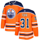 Adidas Edmonton Oilers #31 Grant Fuhr Orange Home Stitched NHL Jersey