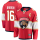 Men's Florida Panthers #16 Aleksander Barkov Red Home Breakaway Jersey