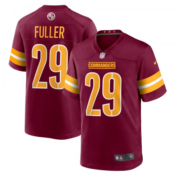 Men's Washington Commanders Kendall Fuller Nike Burgundy Game Jersey