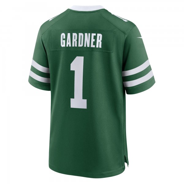 Men's New York Jets Ahmad Sauce Gardner Nike Legacy Green Game Jersey