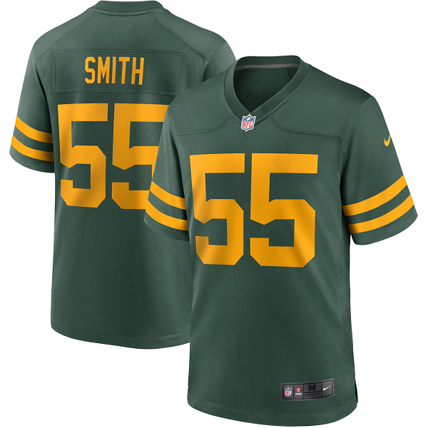 Nike Men's Green Bay Packers #55 Darius Smith Green Alternate Game Player NFL Jersey