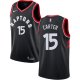 Men's Nike Toronto Raptors #15 Vince Carter Black Swingman Statement Edition NBA Jersey