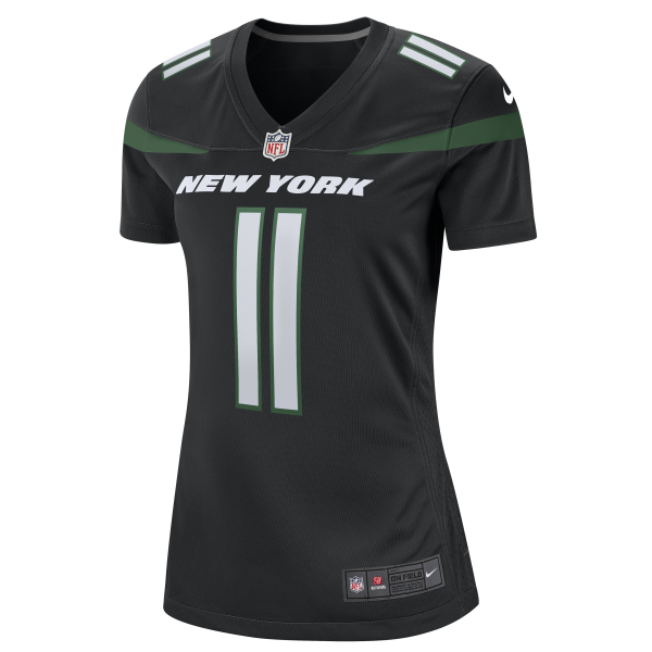 Women's New York Jets Jermaine Johnson II Nike Stealth Black Alternate Game Jersey